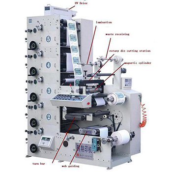 1~10 Color Flexo Printing Machine