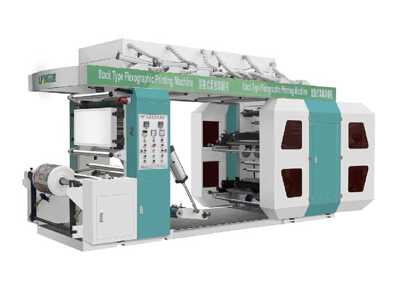 4 Color Stack Type Flexo Printing Machine