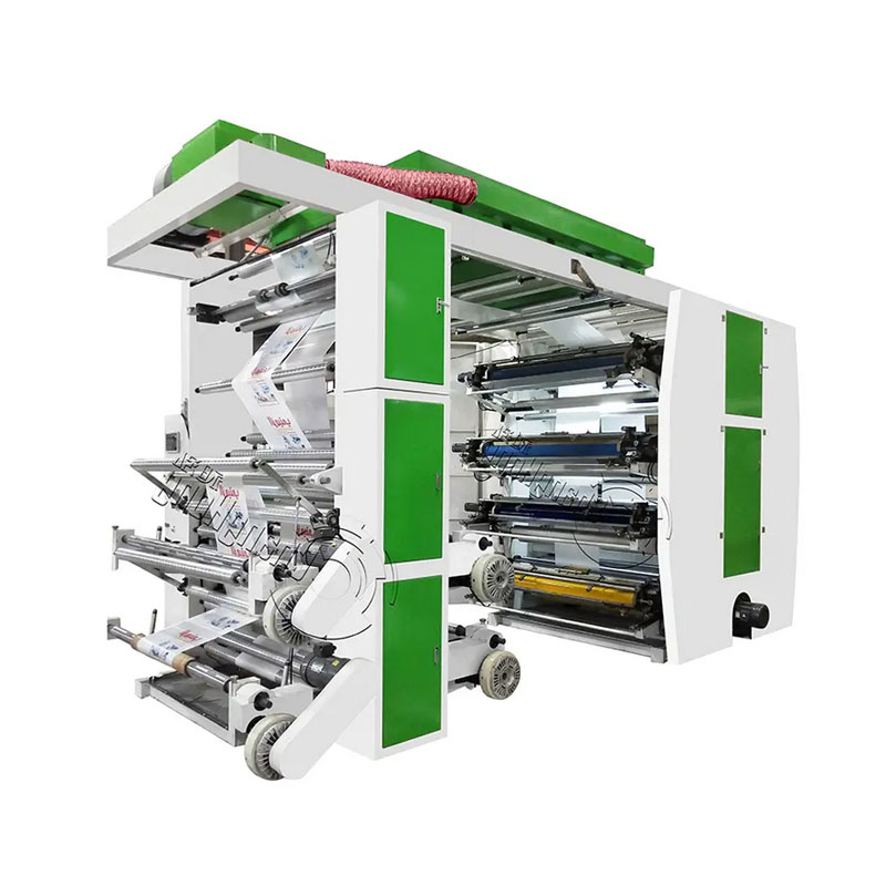8 colour stack type flexo printing machine