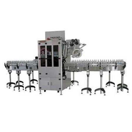 Automatic shrink sleeve labeling machine