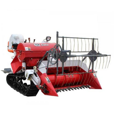  Crawler-type Mini Rice Combine Harvester 