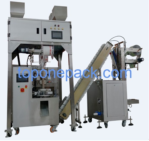 Nylon triangle tea bag packing machine