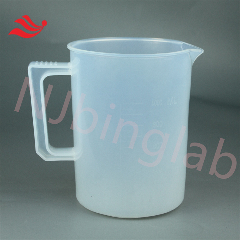 PFA beaker, used for chemical experiments, resistant to strong acids