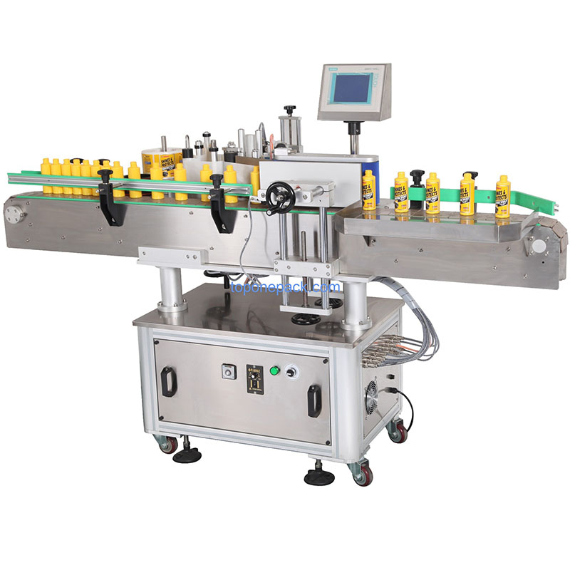 Round bottle labeling machine