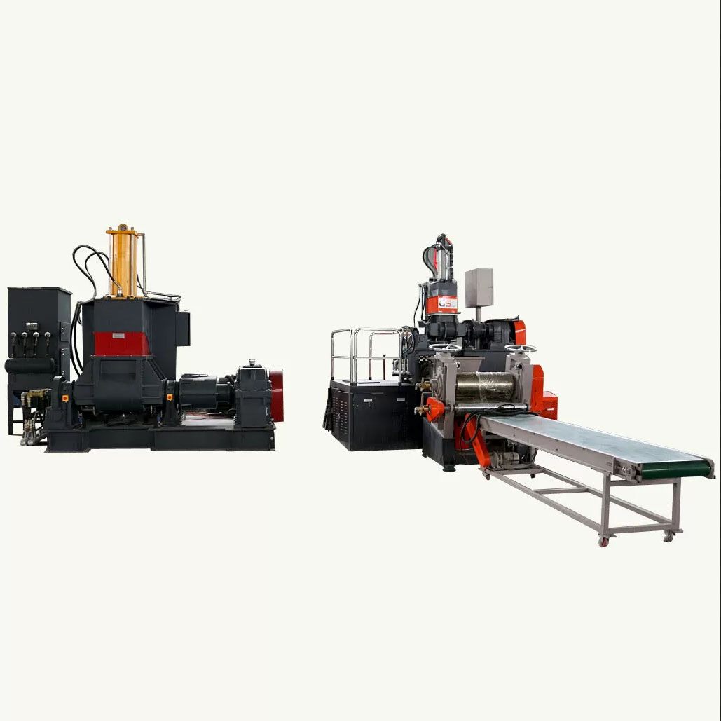 Rubber Sheet Cold Feed Extruder Machine