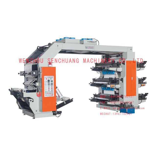  Six-Color Middle-High Speed Flexo Printing Machine