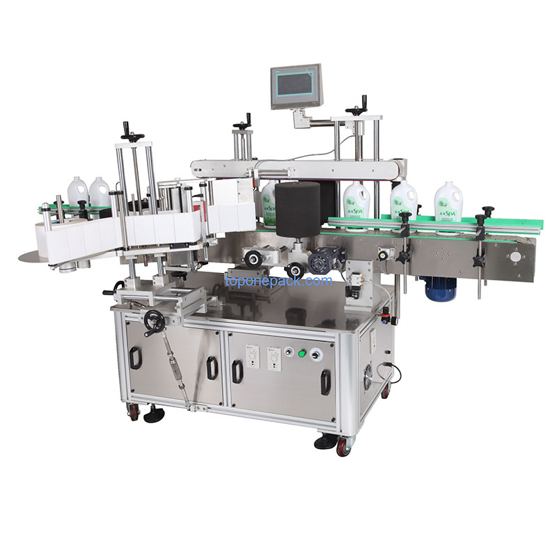 Two side labeling machine